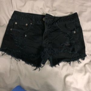 Black American eagle shorts